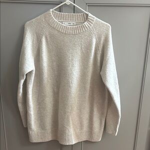 MNG Off-White Knit Pullover sz sm
